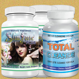 Slim forte 3 bottles and 1 bottle Total cleanse